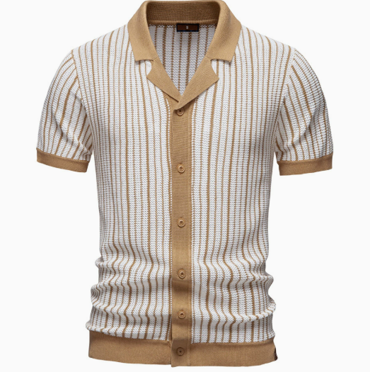 Men's Fashion Polo Shirt Cardigan (Single Piece)