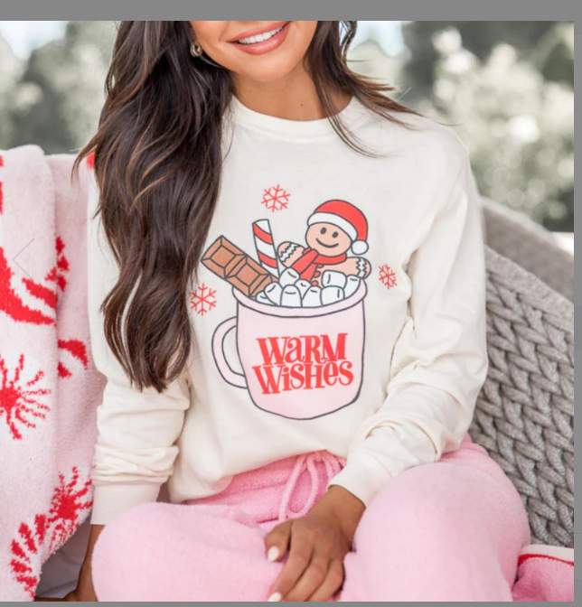 Women's Round Neck Christmas Cartoon Print Sweater