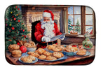 Cookies with Santa Claus Dish Drying Mat