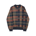 Men's Winter Thick Color Block Plaid Sweater
