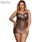 Plus Size Lingerie, Lace, and Cami Nightgown