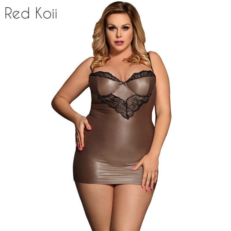 Plus Size Lingerie, Lace, and Cami Nightgown