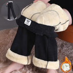 Warm Wide-Leg Fleece Trousers for Women (Casual Fit)
