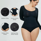Women's Seamless Long Sleeve Corset Jumpsuit