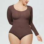 Women's Seamless Long Sleeve Corset Jumpsuit
