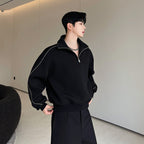 Contrast Color Stitching Anti-Wrinkle Mosaic Sweater
