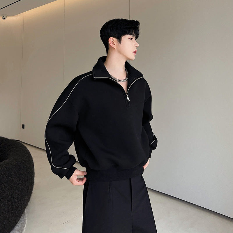 Contrast Color Stitching Anti-Wrinkle Mosaic Sweater