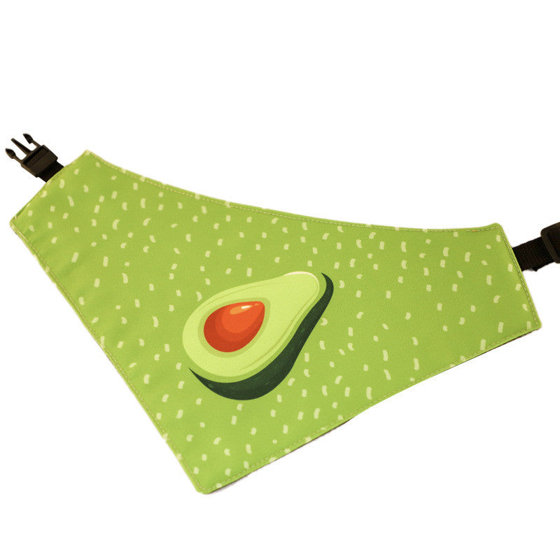 Handmade Summer Avocado Triangle Scarf for Pets