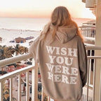 Printed Sweater with Loose Hooded Jacket & Pullover | Streetwear