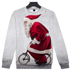 2019 3D Printed Long Sleeve Christmas Sweatshirt | Streetwear