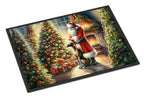 Greyhound and Santa Claus Doormat