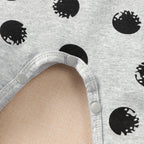 Autumn Winter Baby Footprint Letter Long Sleeve Bodysuit