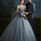 Couple Photo Dress with Tube Top Design