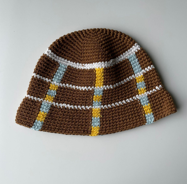 Women's Japanese Stripe Wool Fisherman's Hat | Embroidered Cap