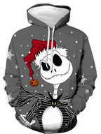 Women's Casual Skull Hoodie for Halloween | Streetwear