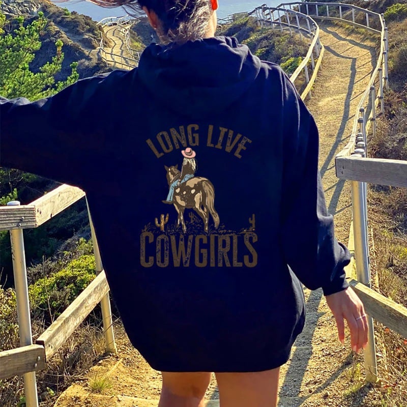 Casual Women's Sweater with Back Print