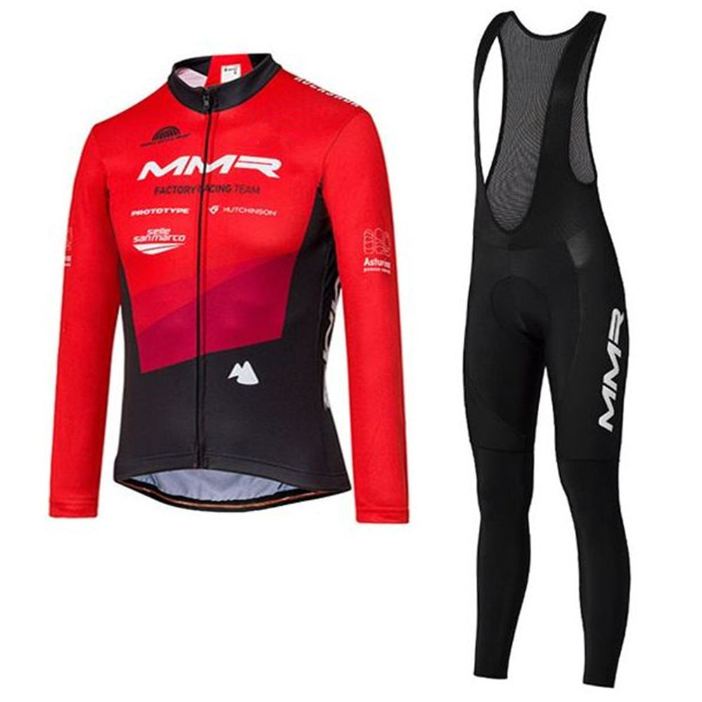 Winter Fleece Long Sleeve Cycling Jersey and Pants