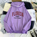 Thick Fleece English Alphabet Sweatshirt for All | Streetwear