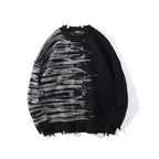 High Street Diablo Color Block Hole Sweater