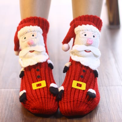 Thickened Middle Tube Adult Christmas Socks