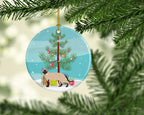 Tonkinese Cat Christmas Ceramic Ornament
