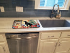 Labrador Retriever Cozy Christmas Dish Drying Mat