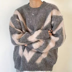 Warm Winter Stand Collar Lamb Wool Jacket for Men
