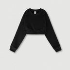 Retro Cropped Women's Hot Girl Sweatshirt | Streetwear