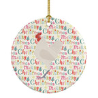 German Langshan Chicken Christmas Ceramic Ornament