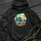 Korean Printed Loose Fit Long Sleeve Hoodie | Streetwear