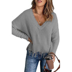 New Women's Cotton Knitted Sweater with Tassels