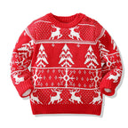 Molu Double Jacquard Snowflake Sweater for Kids