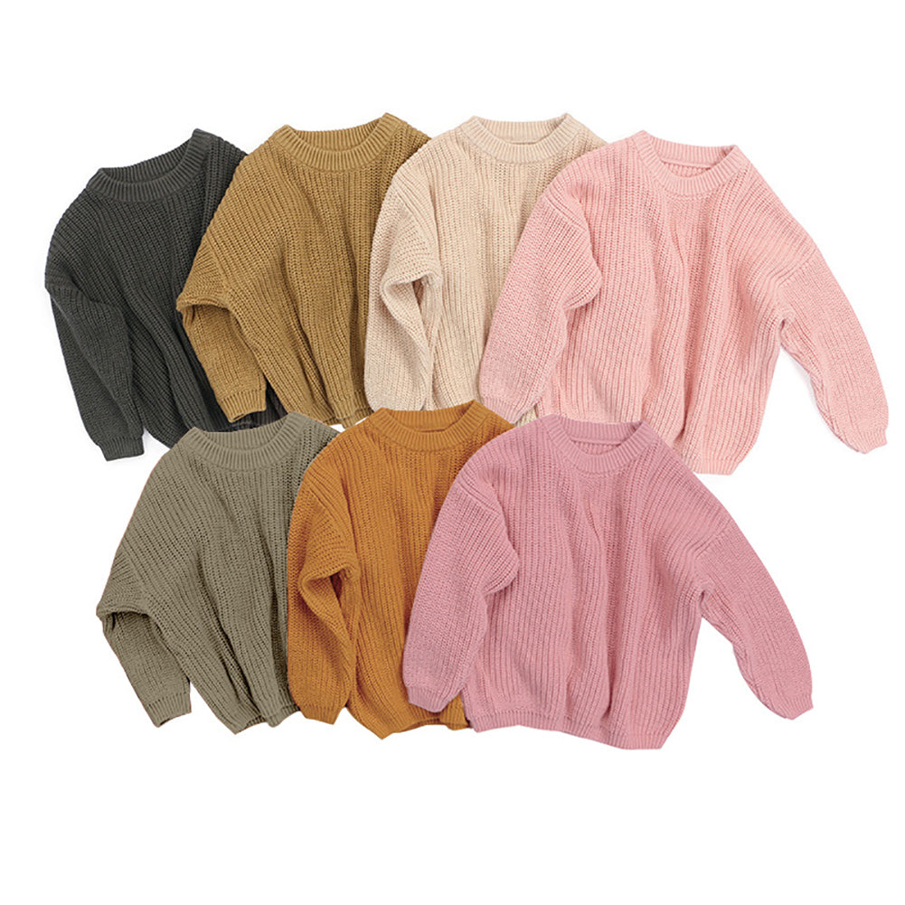 Solid Csul Sweater Slouchy Soft Wool Fitted