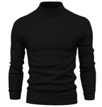Mid Neck And Slim Trim Sweater