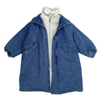 Girls Denim Trench Coat