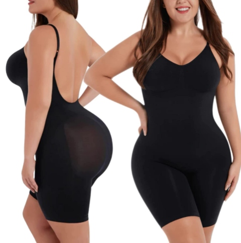Plus Size Seamless Shaping Bodysuit for Women