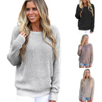 Loose Round Neck Pullover Sweater | Streetwear