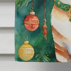 Suphalak Cat By the Christmas Tree House Flag