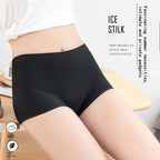 4Pcs Women's Ice Silk Fast-Drying Seamless Shorts Set