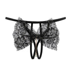 Lace Open-Crotch Thong Panties for Seduction 2256