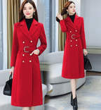 Long Thick Woolen Coat in New Fashion Style