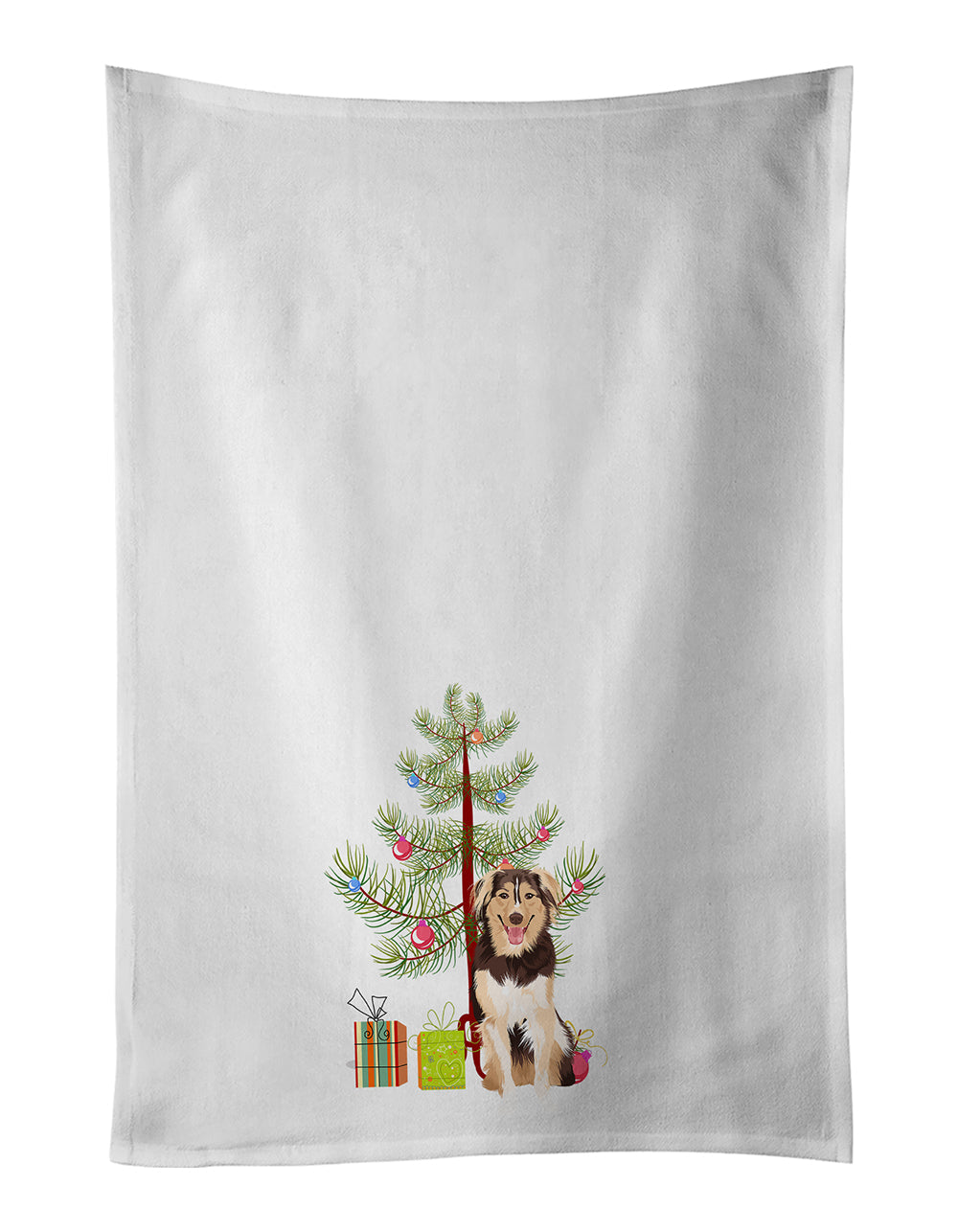 Australian Shepherd Red Tricolor #3 Christmas Kitchen Towel Set of 2