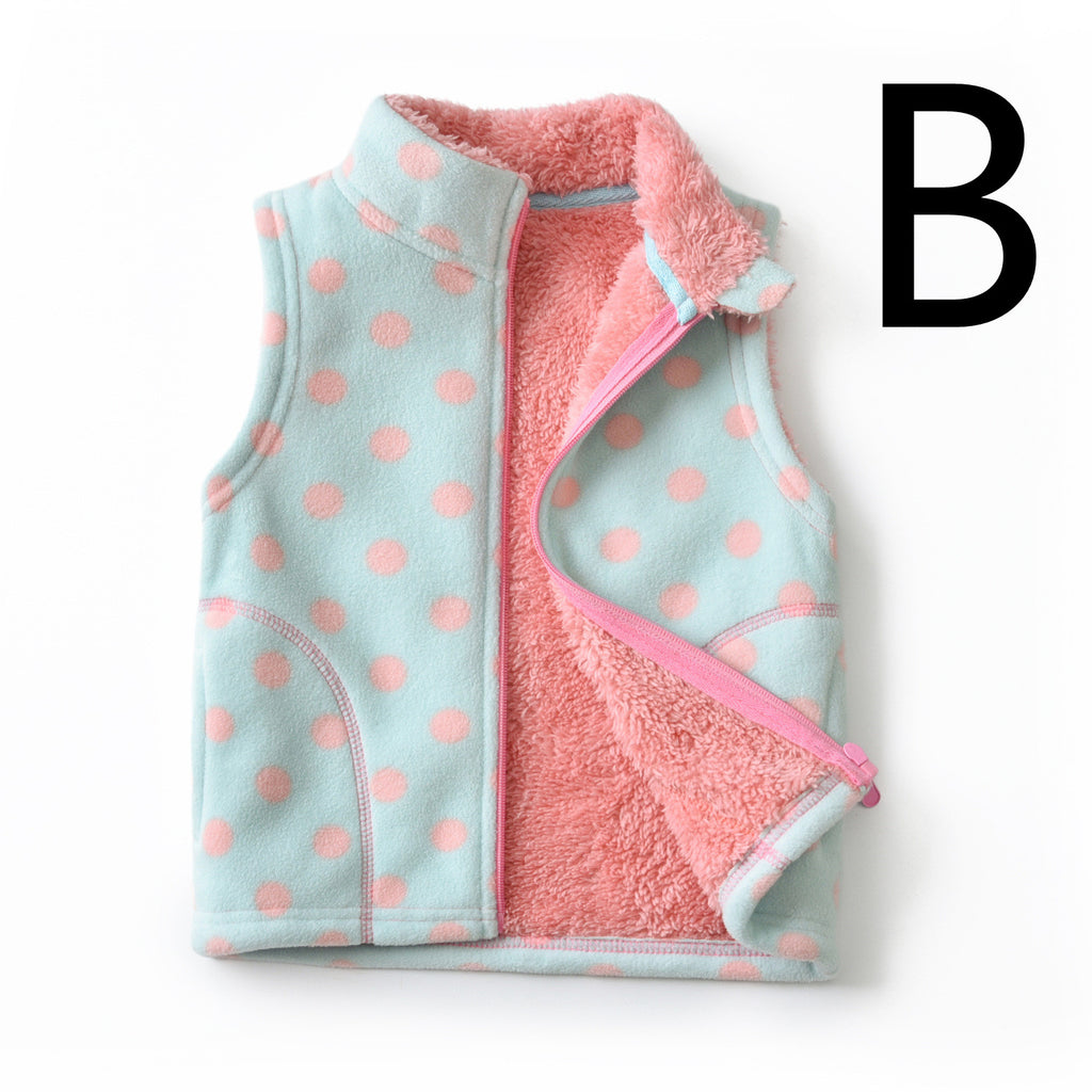 Plus Velvet Thick Warm Fleece Vest for Comfort