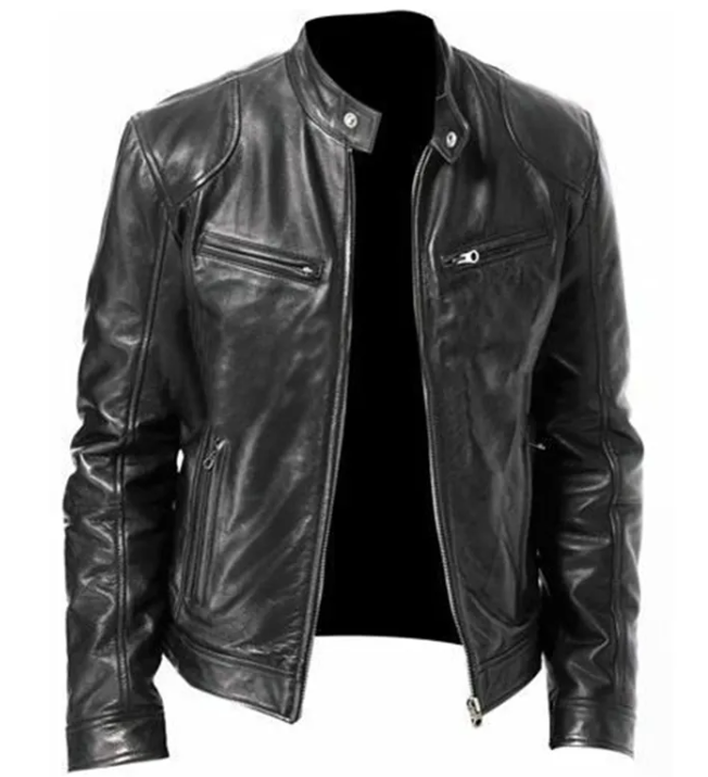 Slim Leather Jacket