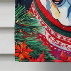 English Bulldog Christmas House Flag