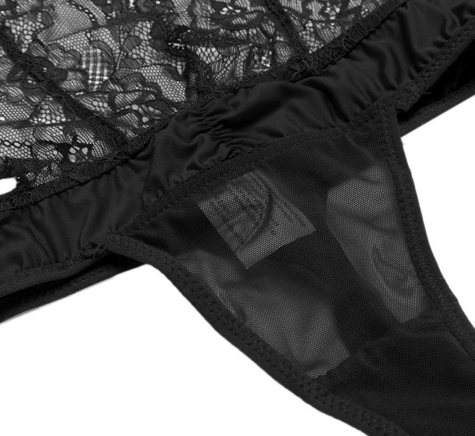 Lace Lingerie and Cami Set for Intimate Wear