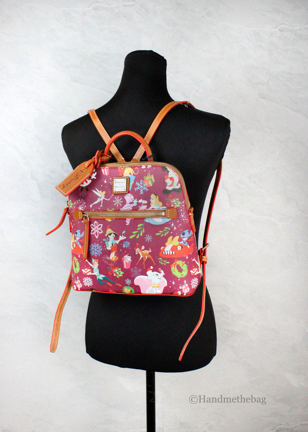 Dooney & Bourke Disney Classics Christmas Top Handle Backpack