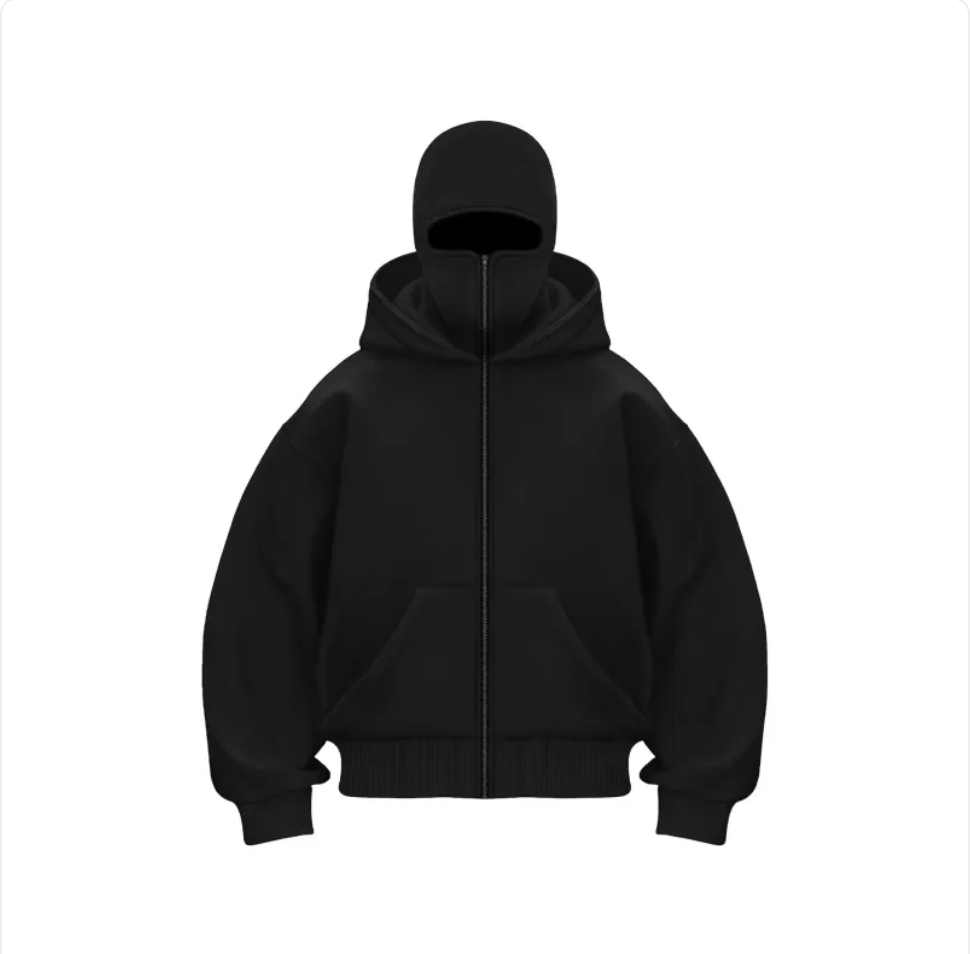 Fleece-Lined Double Hooded Sweater