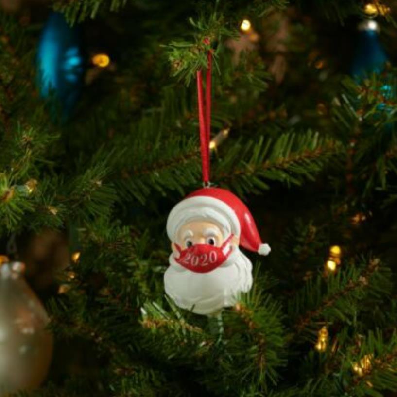 Santa Mask Christmas Ornament