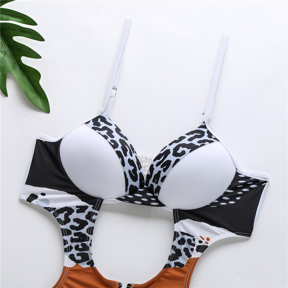 2019 New Export Swimwear - One-Piece Leopard Bikini